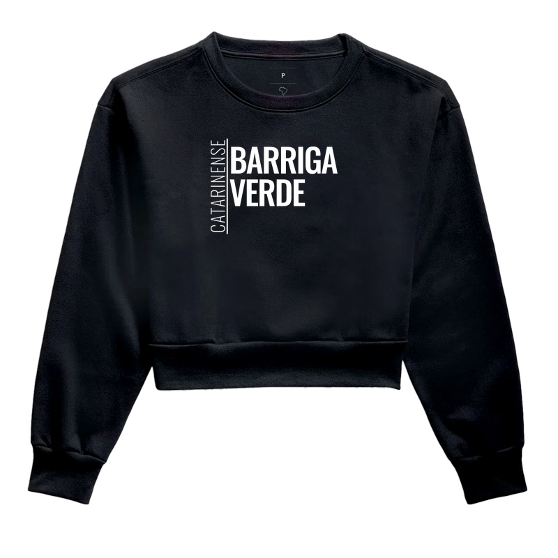 Catarinense — Barriga-Verde - Cropped Moletom