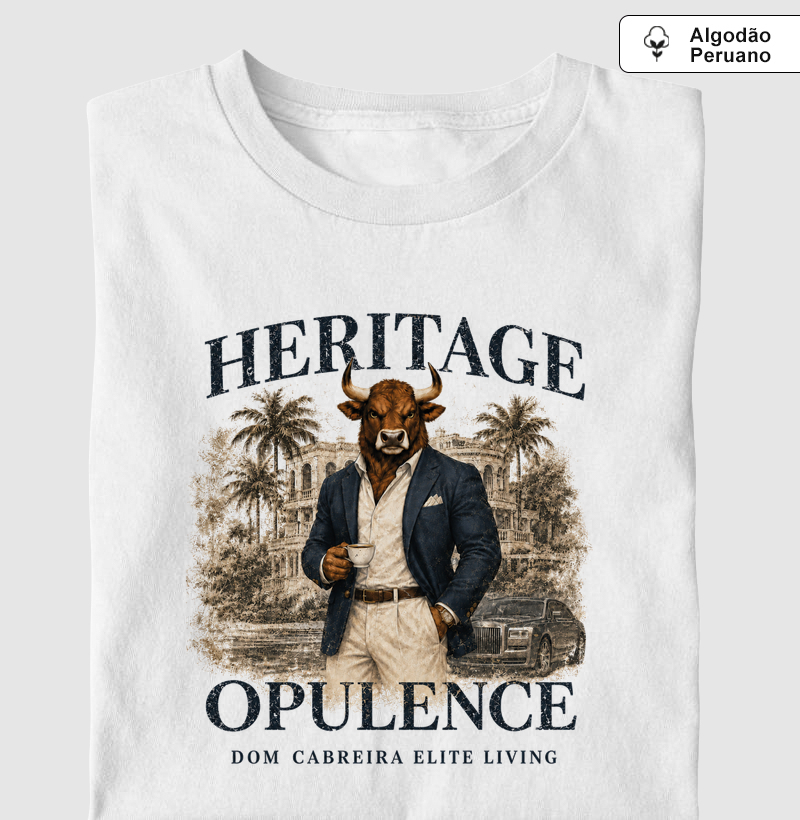 Camiseta Dom Heritage Elite Living Touro