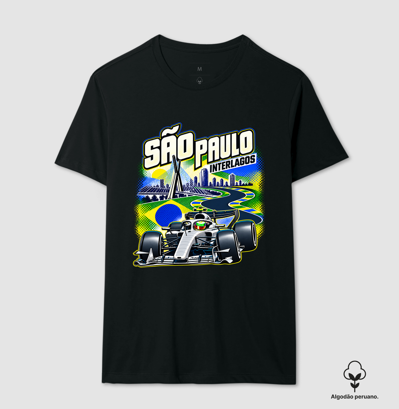 Cidade da Velocidade - Camiseta Algodão Peruano