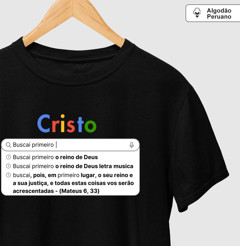 Buscai primeiro (algodão peruano)