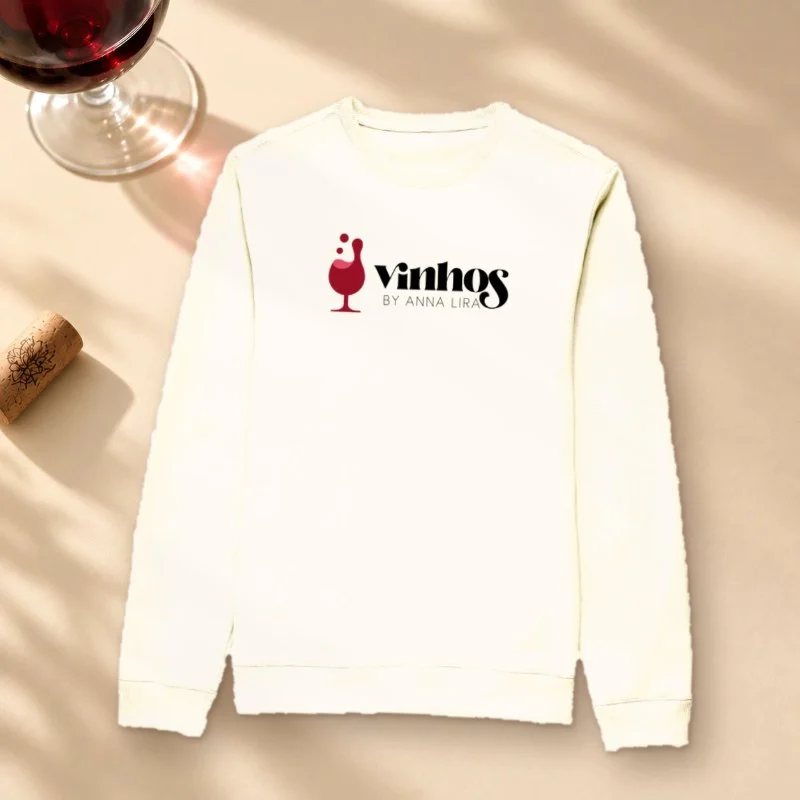 Vinhos by Anna Lira - Suéter Moletom