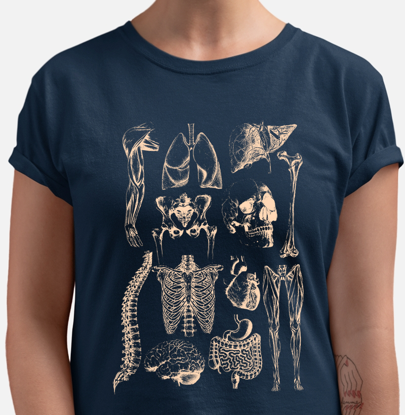 Camiseta - Anatomia: Vintage