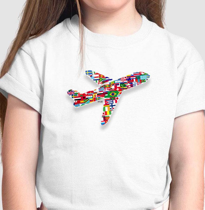 Avião bandeiras