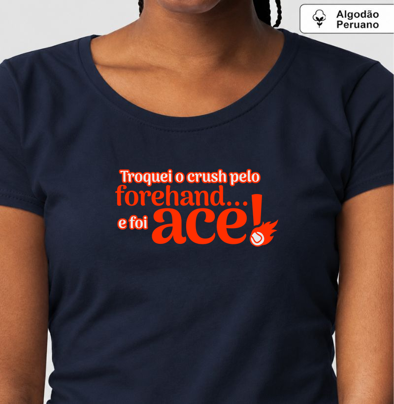 Troquei o crush! - Camiseta Algodão Peruano