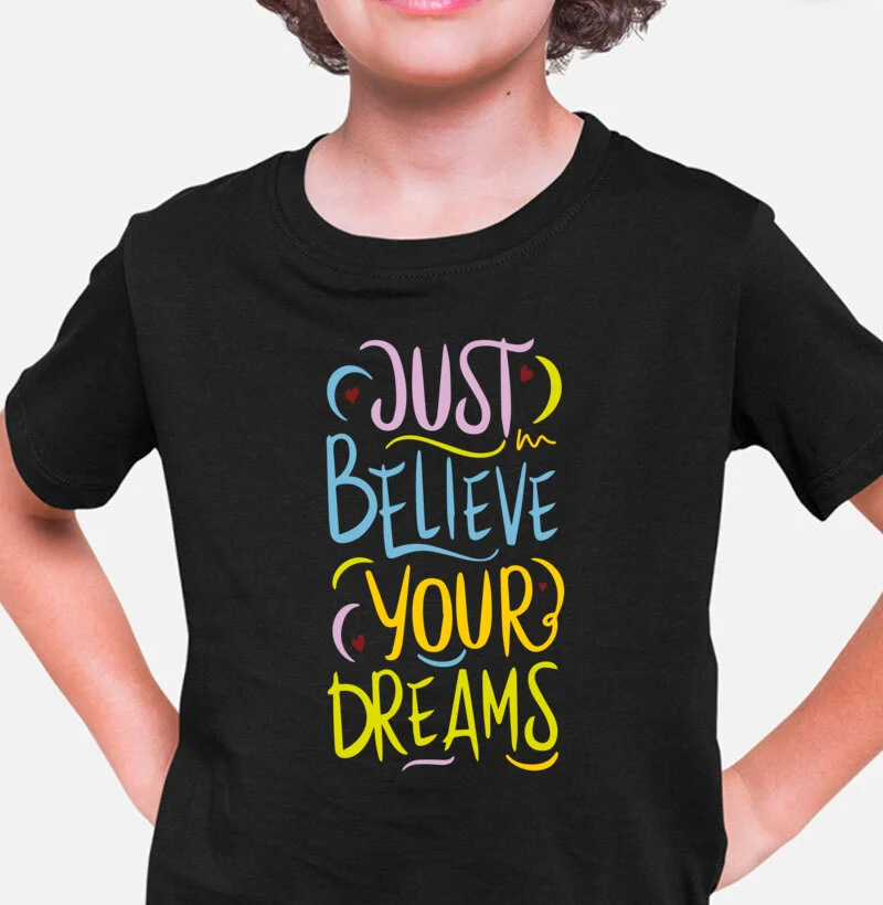 Camiseta Infantil Sonhos