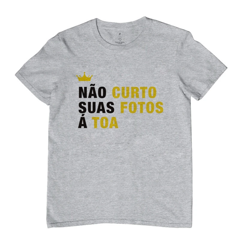 Não curto suas  atoa 