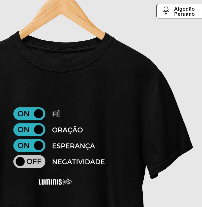 Camiseta ON e OFF (Algodão Peruano)