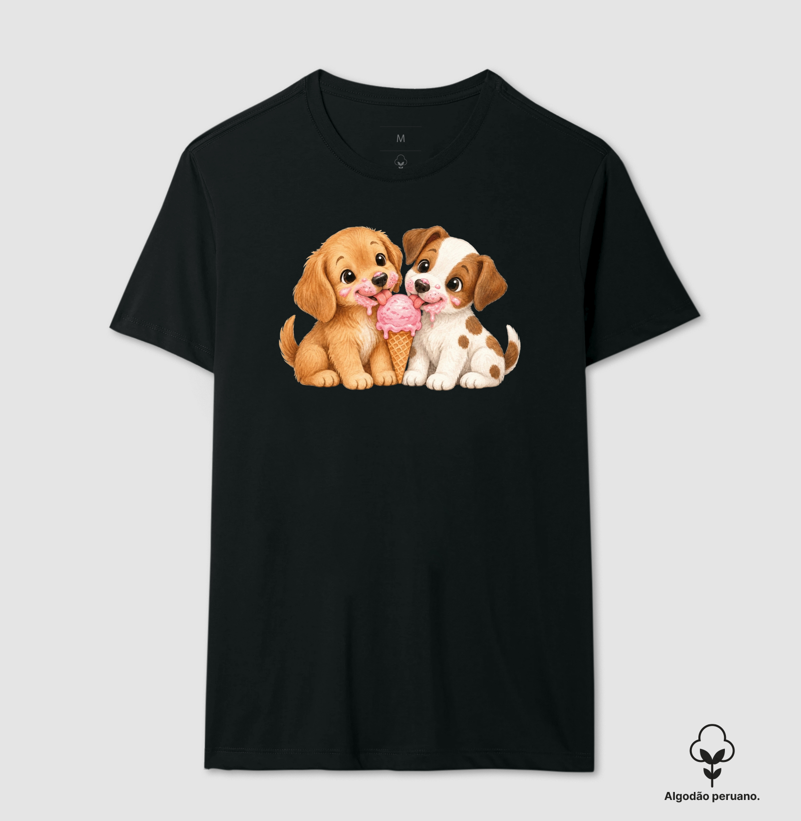 Tomando Sorvete - Camiseta Algodão Peruano