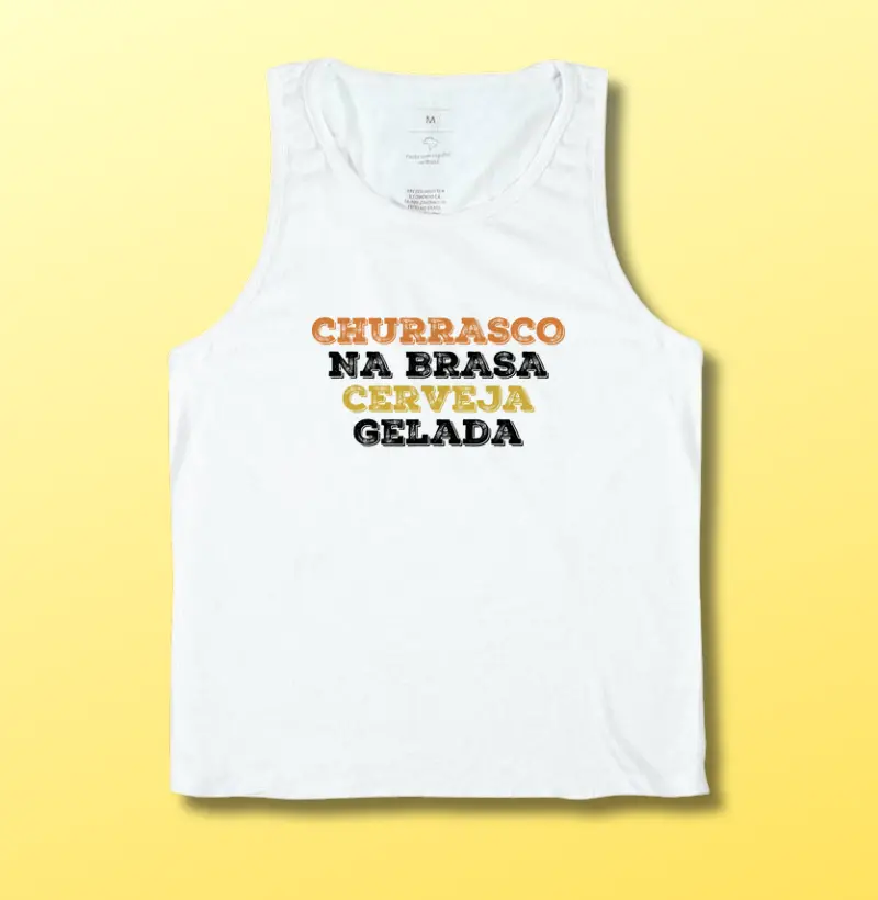 Churrasco na brasa, cerveja gelada