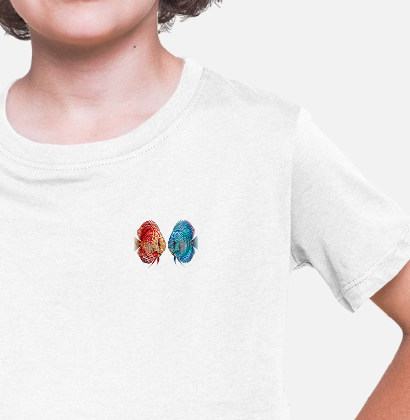 Peixes - Mini - Acarás - Infantil - Camiseta Infantil