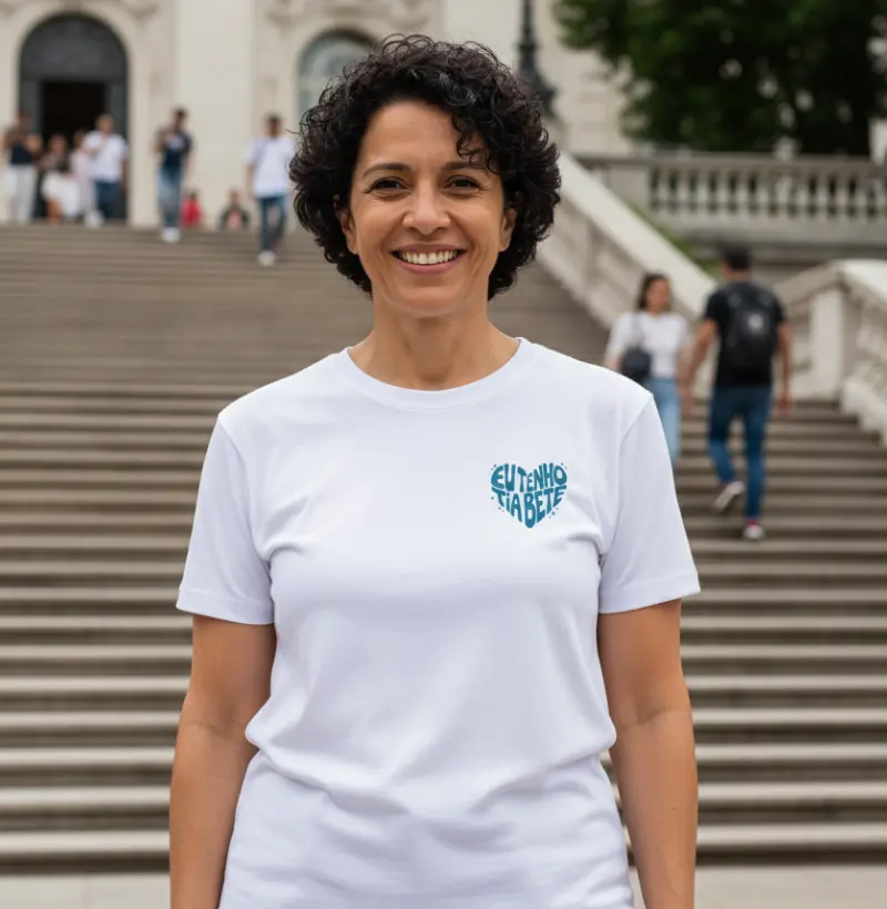 Camiseta Adulto 100% Algodão "Eu Tenho Tia Bete" (Peito) - Tia Bete Veste