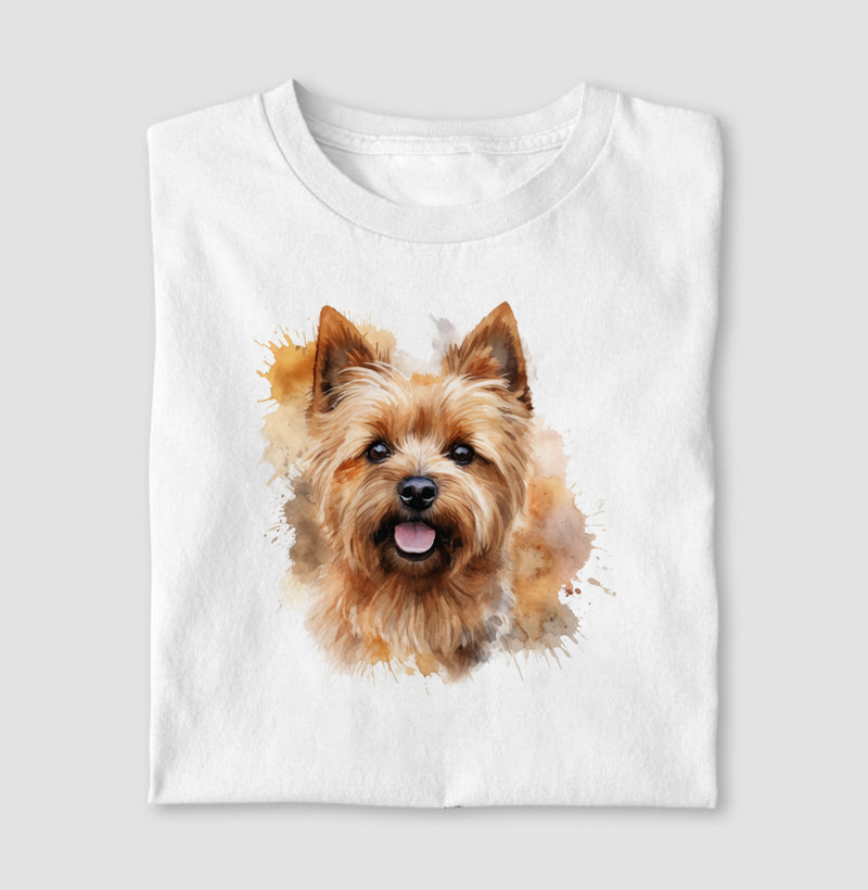 Norwich Terrier aquarela