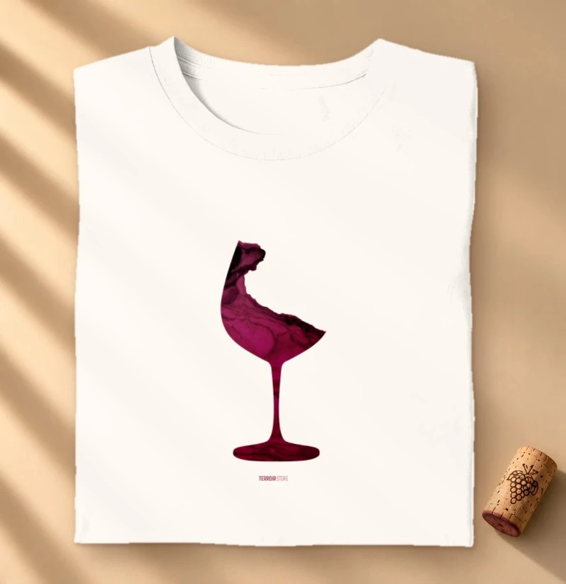 Camiseta Vinho Abstrata