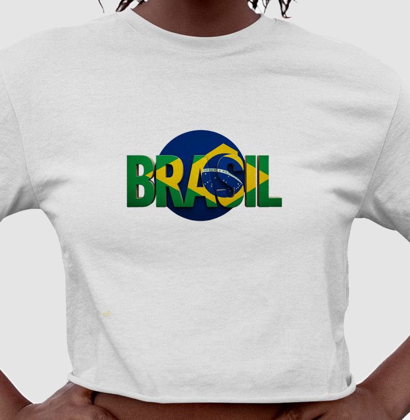 Brasil em cores e bandeira