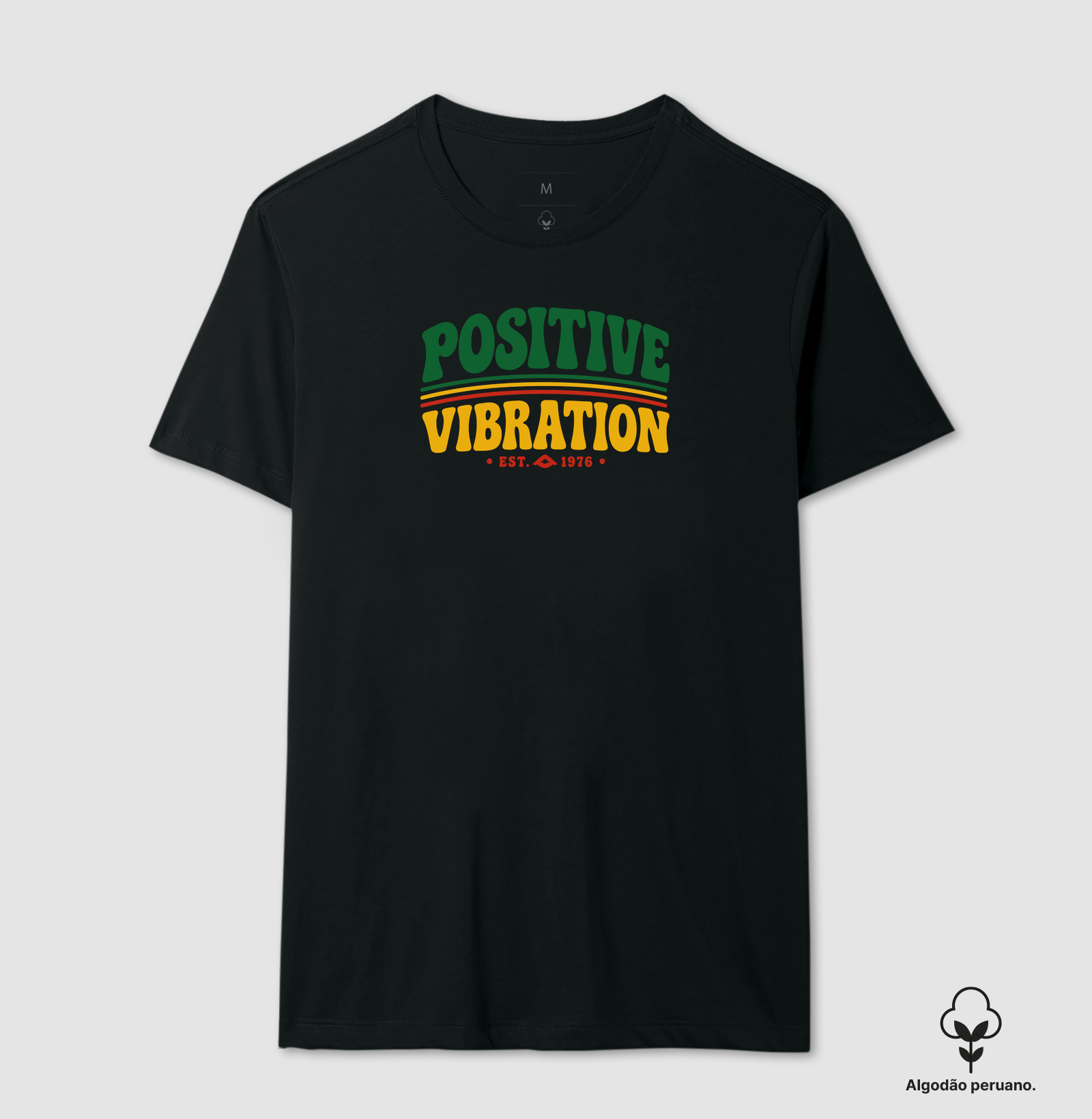 Positive Vibration – Camiseta Reggae Vintage