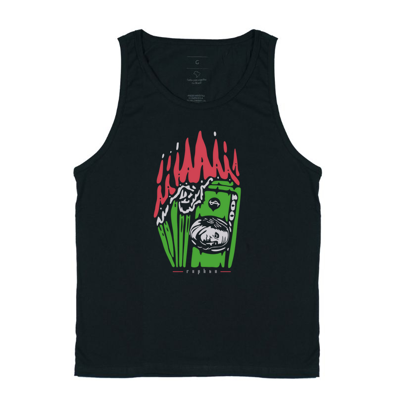 Dinheiro pegando fogo