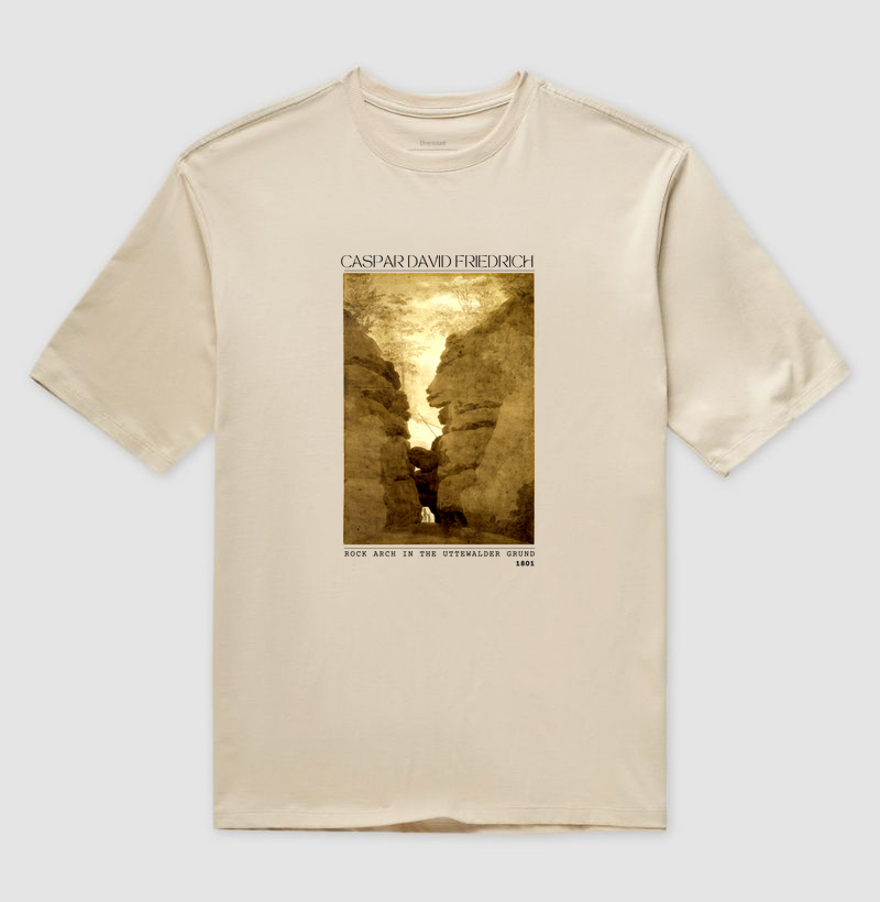 Rock Arch in the Uttewalder Grund (1801)- Caspar David Friedrich