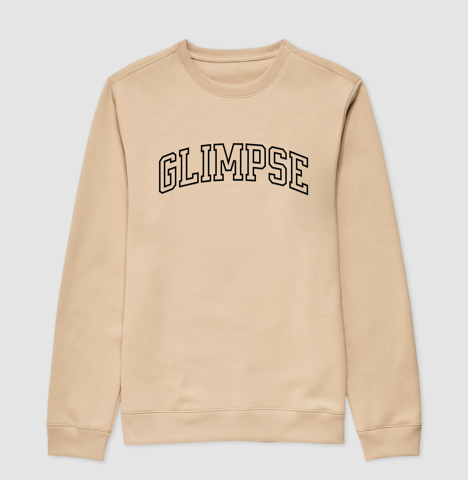Moletom Suéter Glimpse areia.