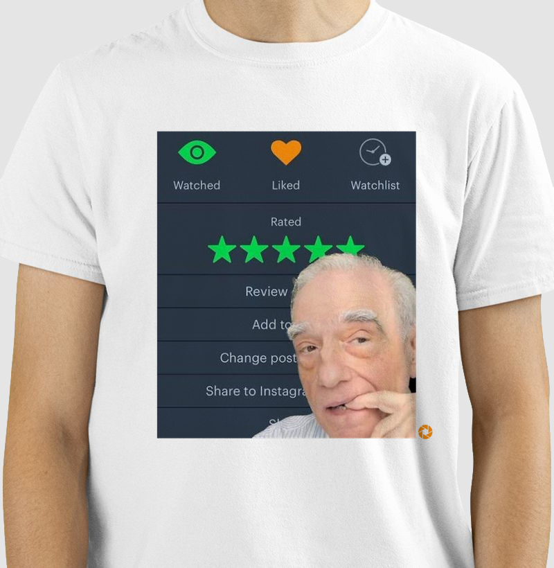 Martin Scorsese – 5 Estrelas - Camiseta