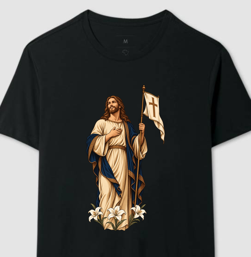 Cristo Ressuscitado - Cristo Vivo - Camiseta
