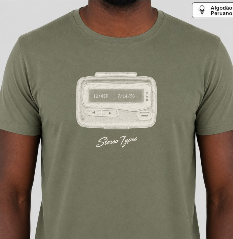 Pager · Anos 90 · Traço Claro · STEREO TYPES