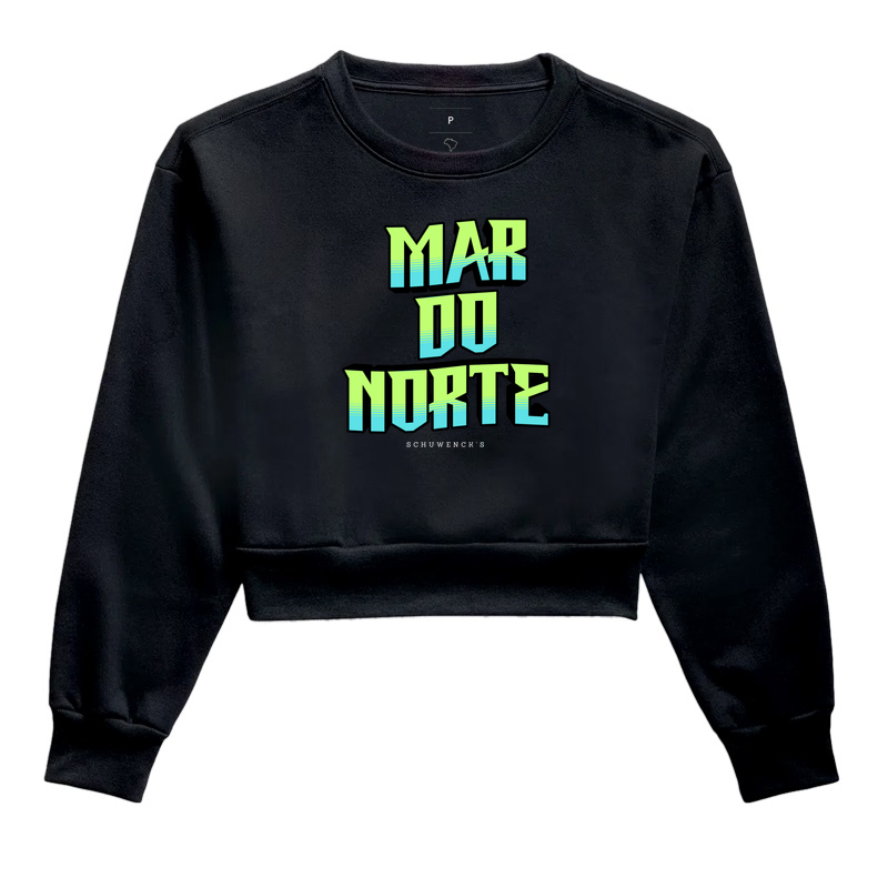 Cropped Moletom Mar do Norte