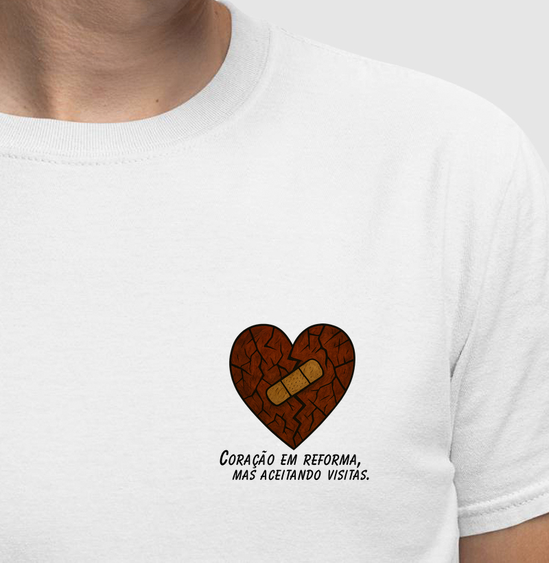 Coração em reforma, mas aceitando visitas.