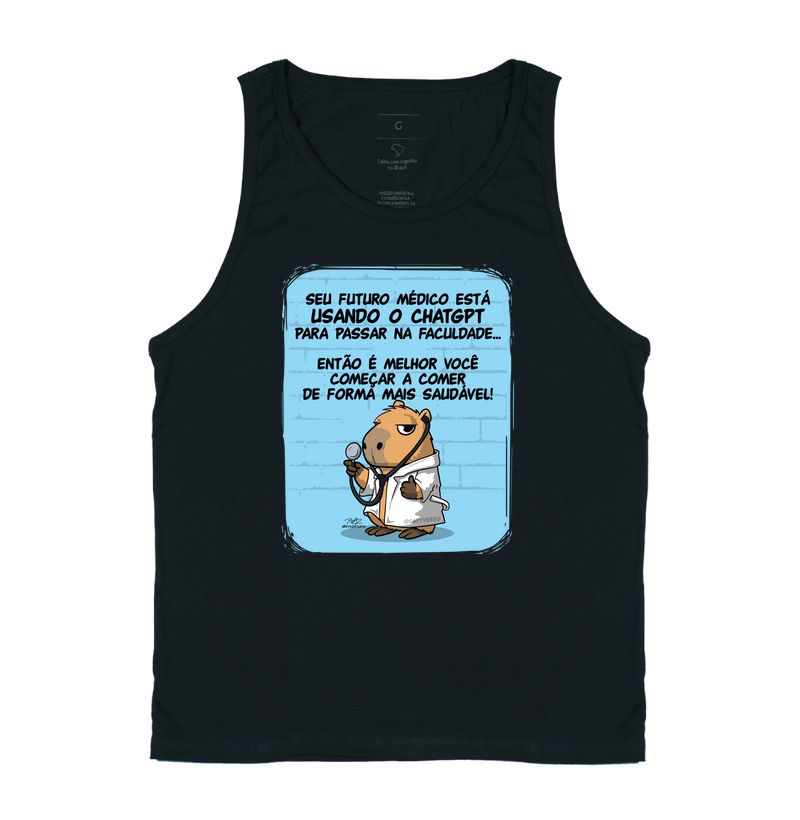 Camiseta Capivara Médico