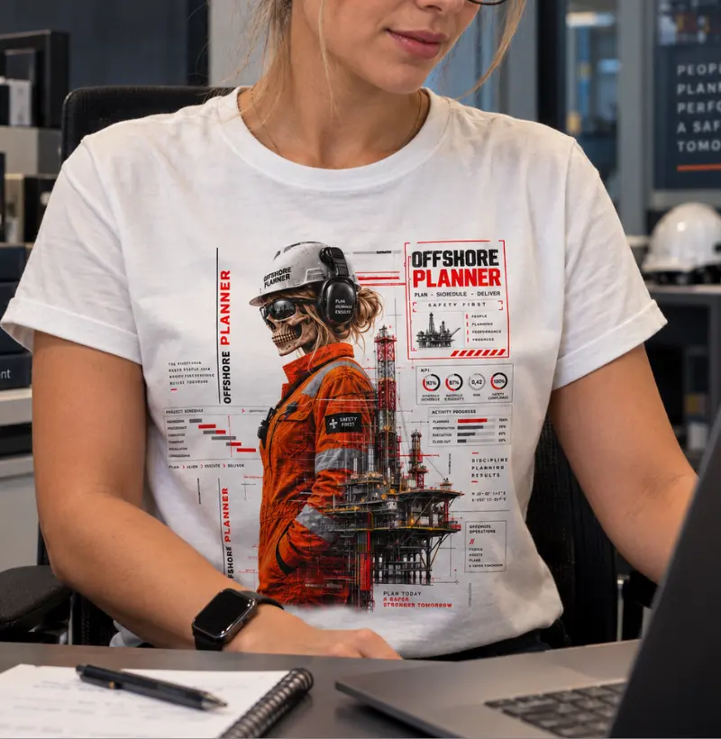 Offshore Planner Skull mulher - Camiseta