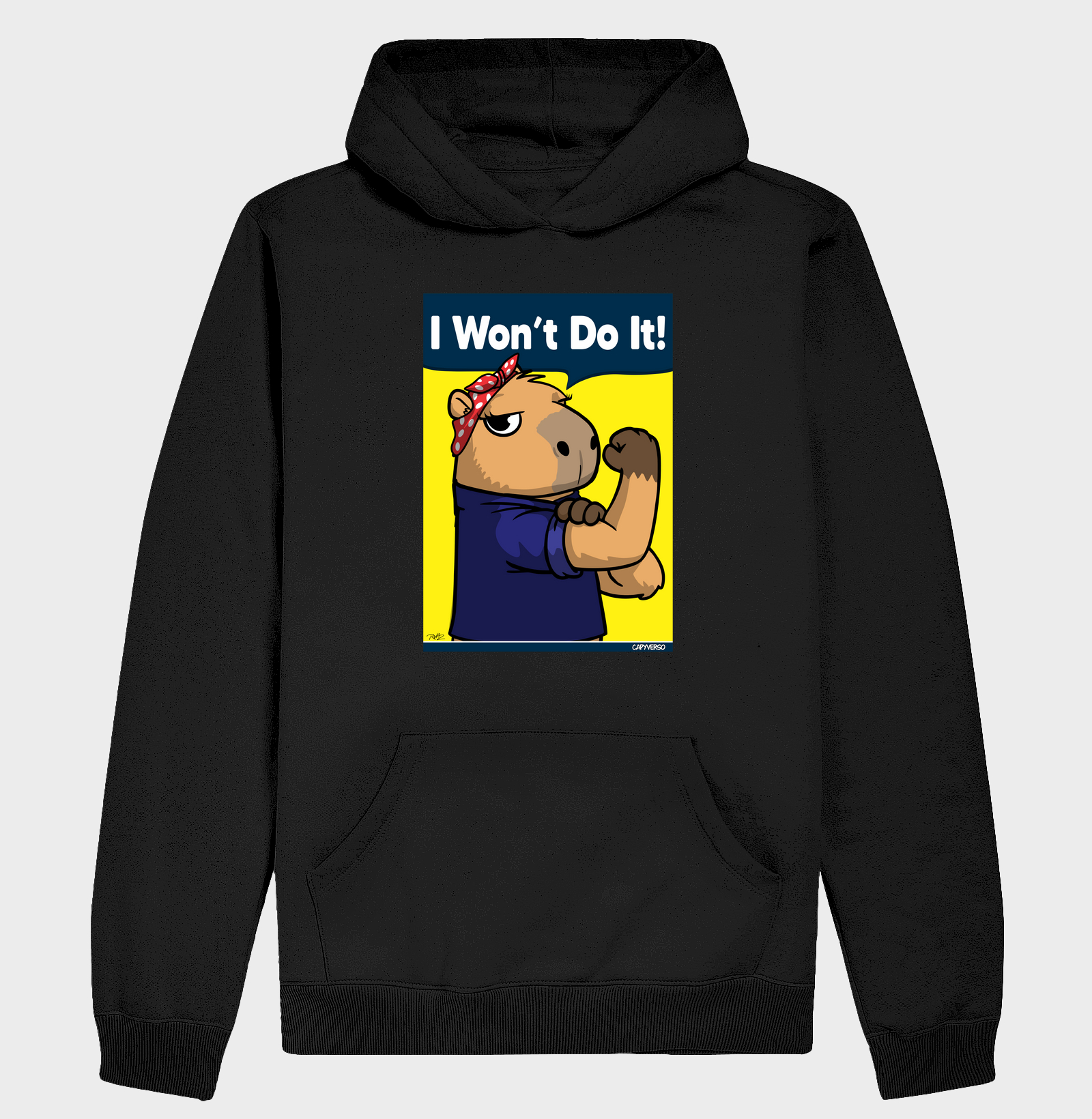 Camiseta Capivara I won’t do it!