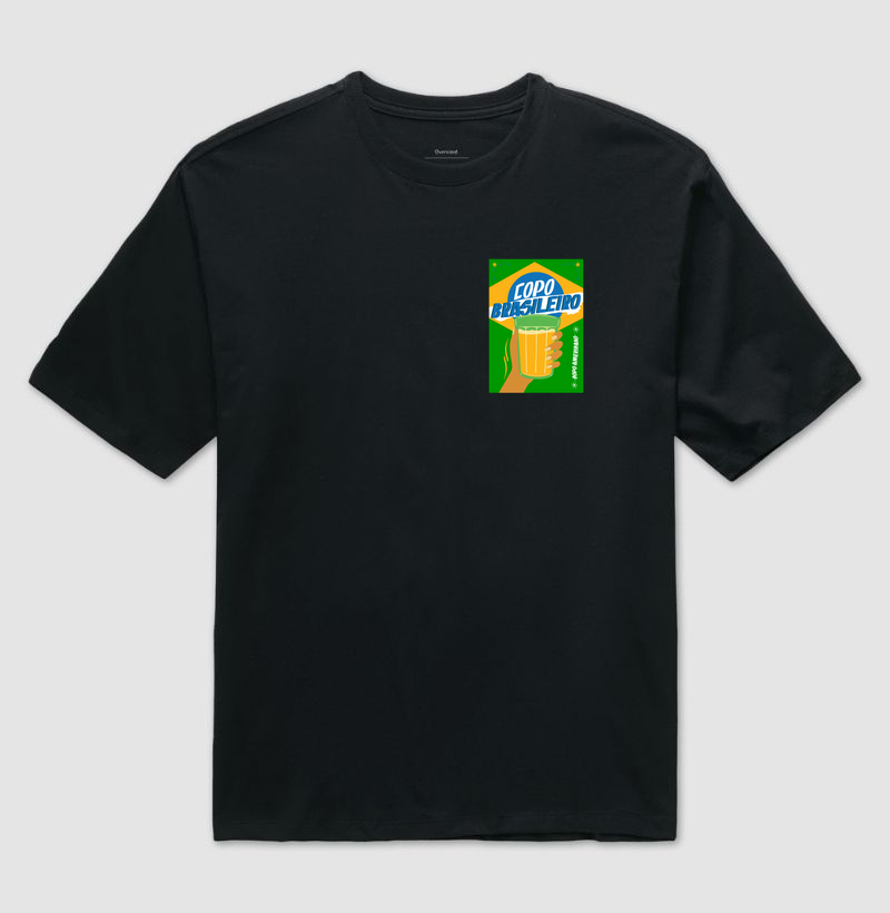 Camiseta Oversized Copo Brasileiro