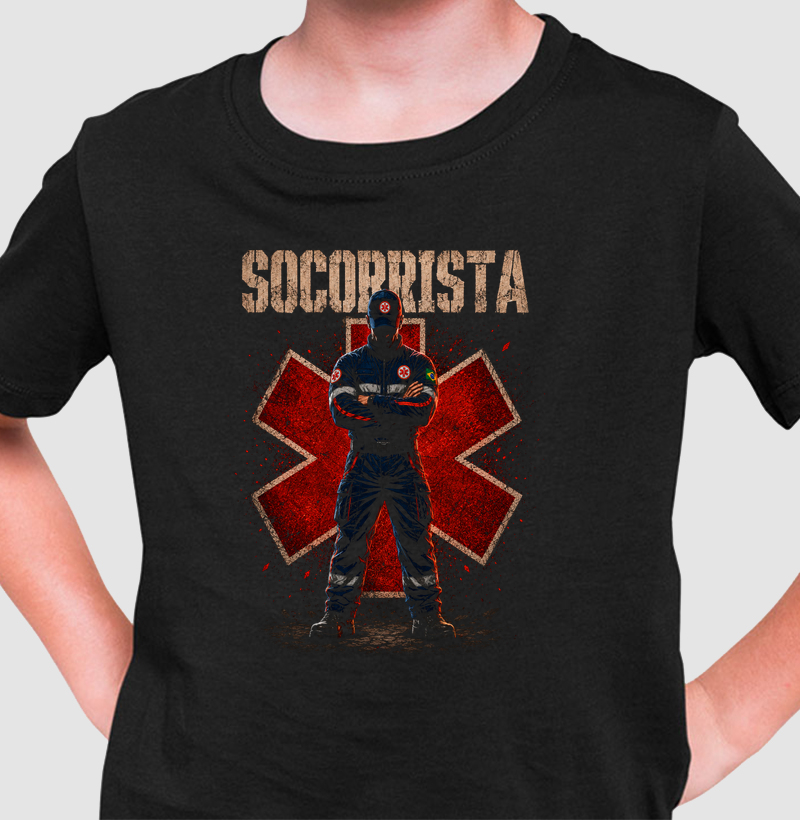 Socorrista Hero Homem - Camiseta Infantil