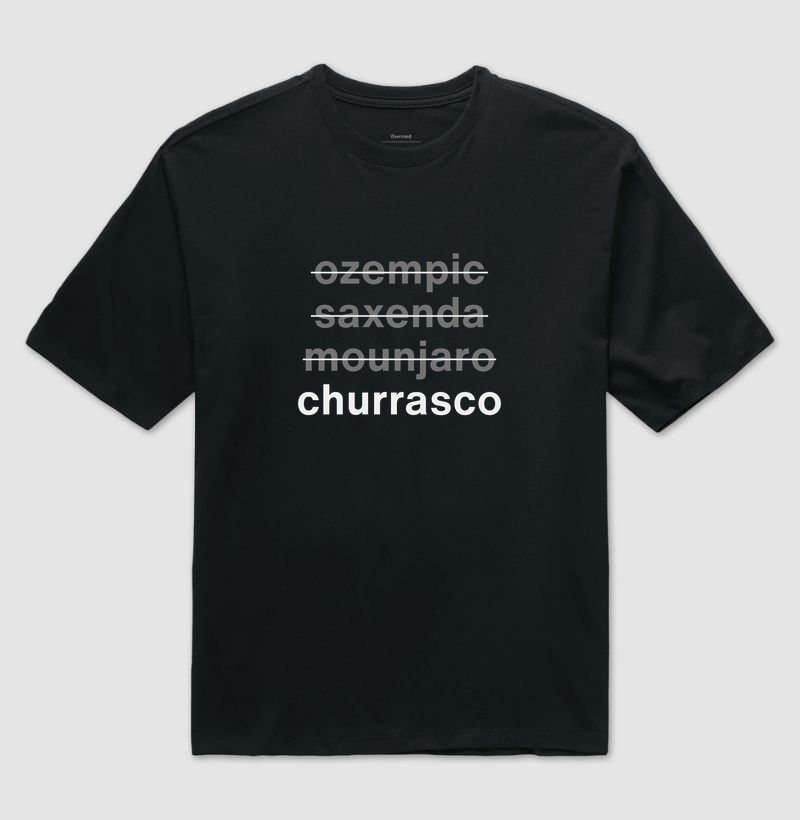 Churrasco - Camiseta Oversized