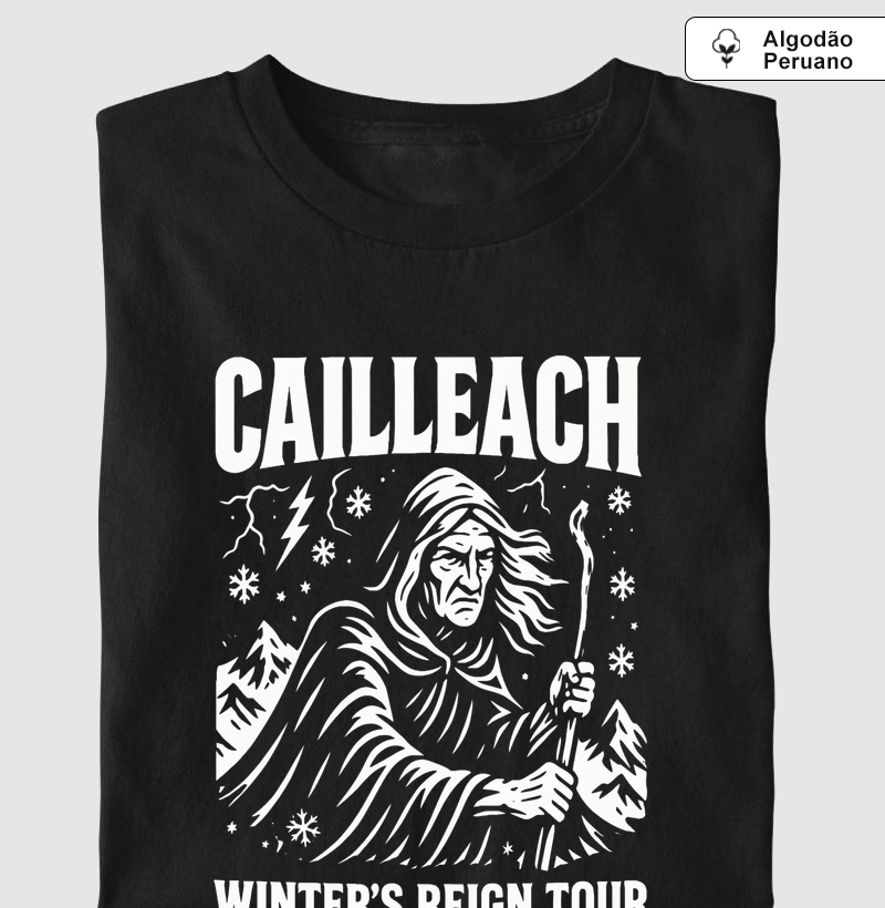 Cailleach Tour - Camiseta Algodão Peruano