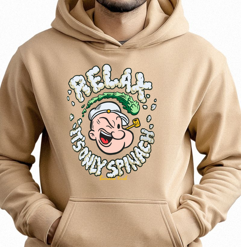 It's Only Spinach Moletom com Capuz