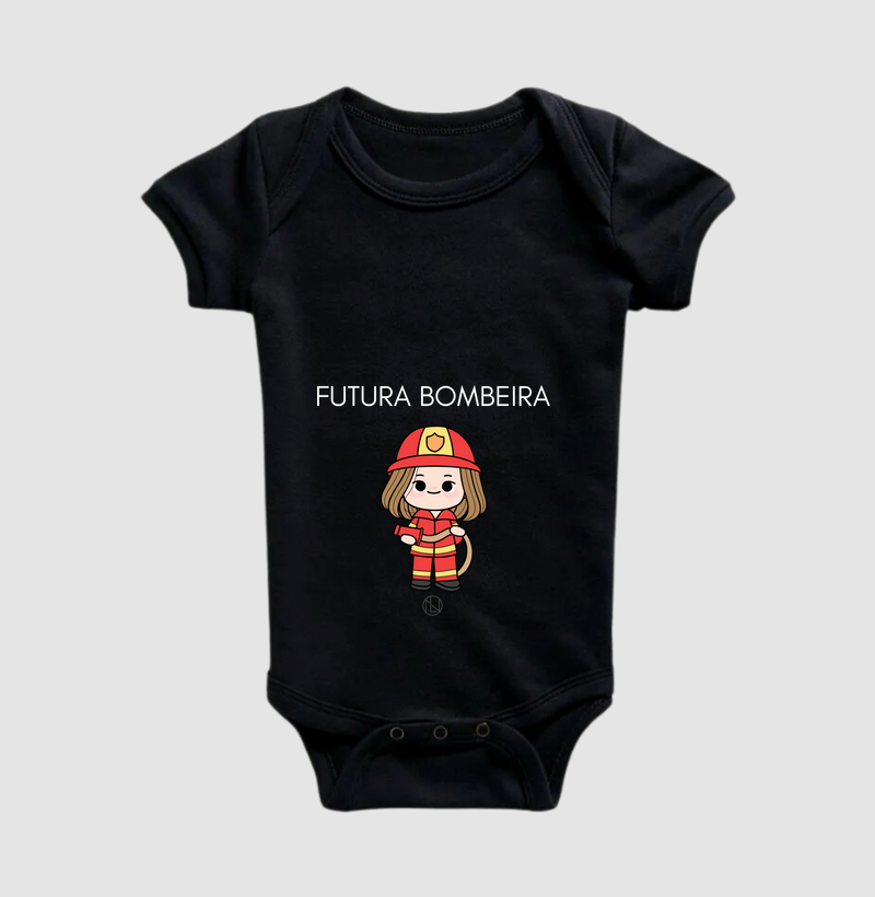 Body Baby Futura Bombeira