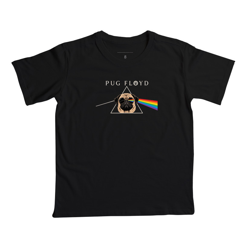 Pug Floyd - Camiseta Infantil
