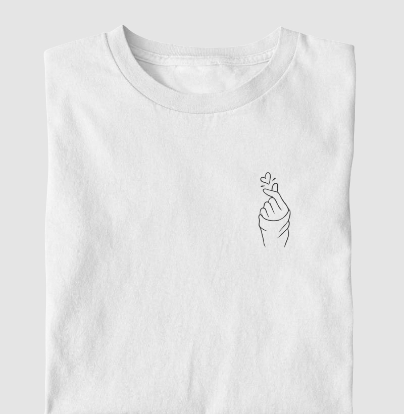 Minimalista Finger Heart - Black 