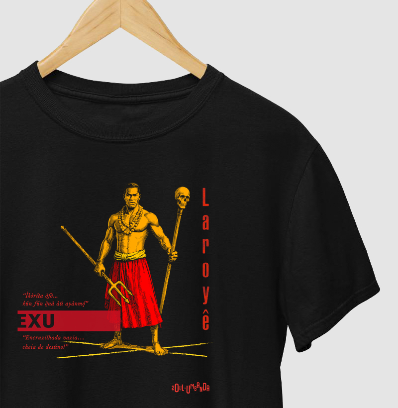 camiseta EXU iorubá masculina