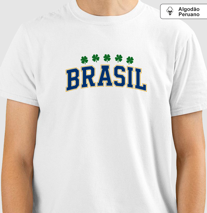 Camiseta Brasil Trevo da Sorte
