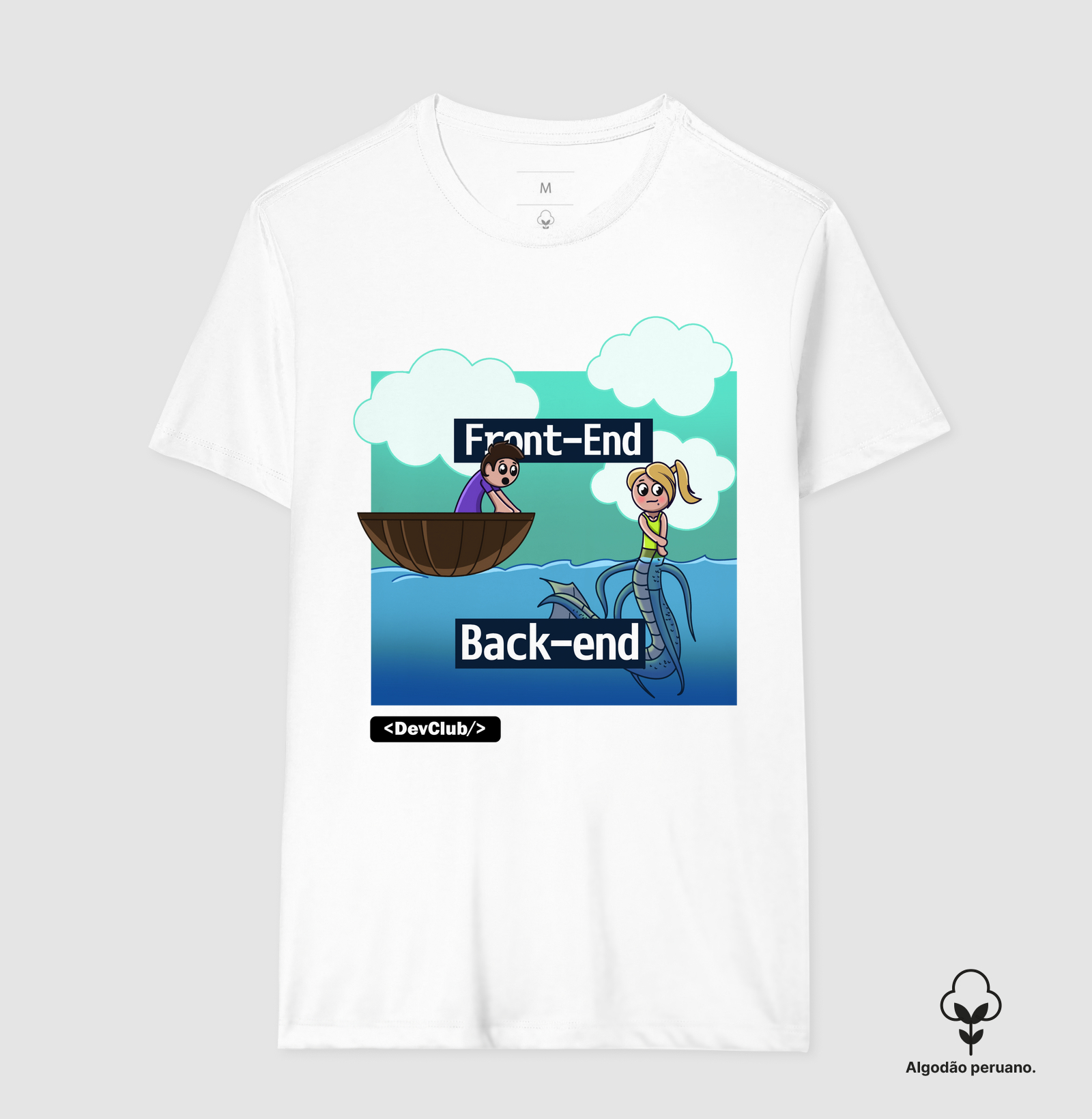 Camiseta Front-end e Back-end
