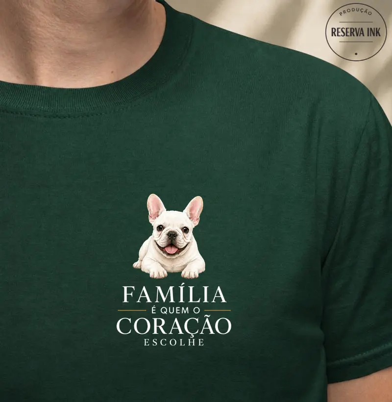 Bulldog (Buldogue) Francês Branco - Família