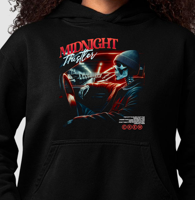 Hoodie Moletom - Midnight Hustler