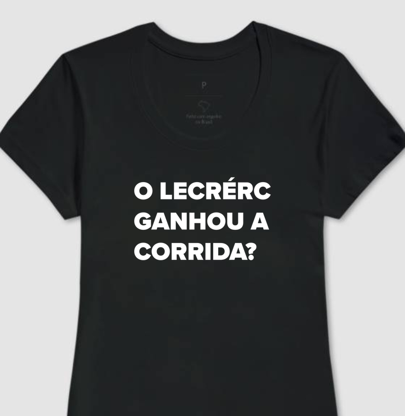 O leclerc ganhou a corrida?