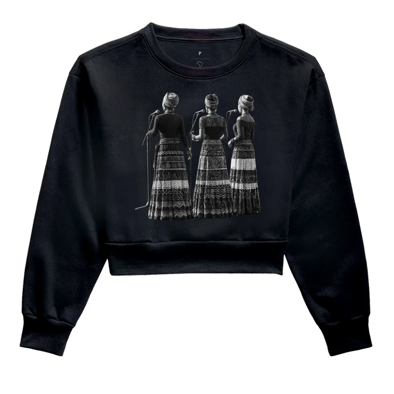 Three United Voices - Cropped Moletom