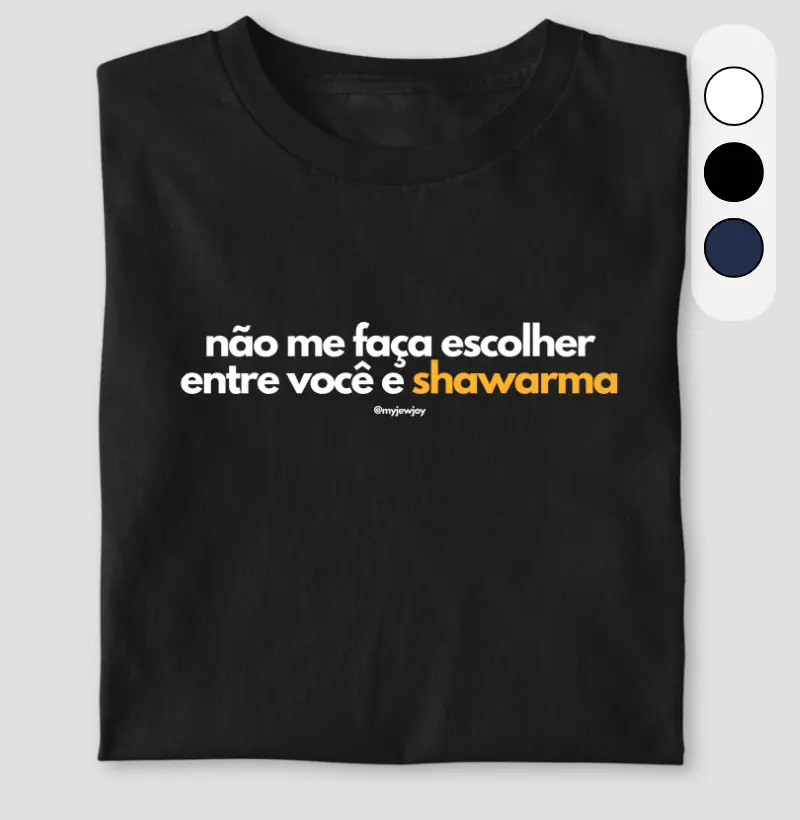 Escolho shawarma!