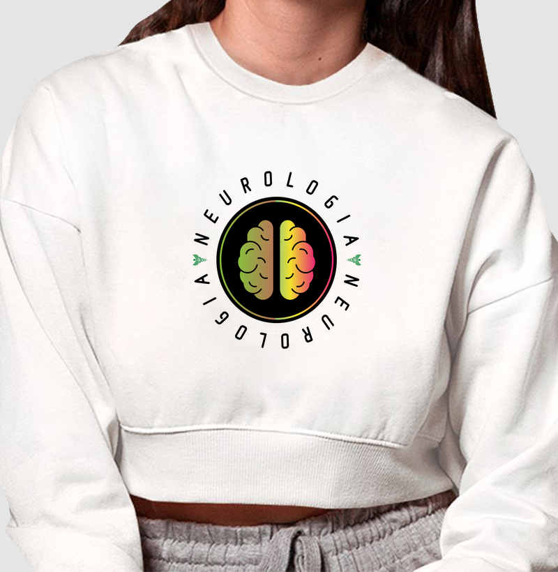 Cropped Moletom Neurologia...