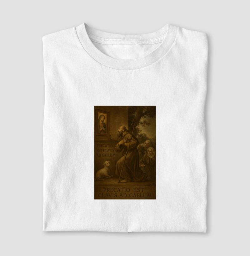 Camiseta  Precatio Est Clavis ad Caelum