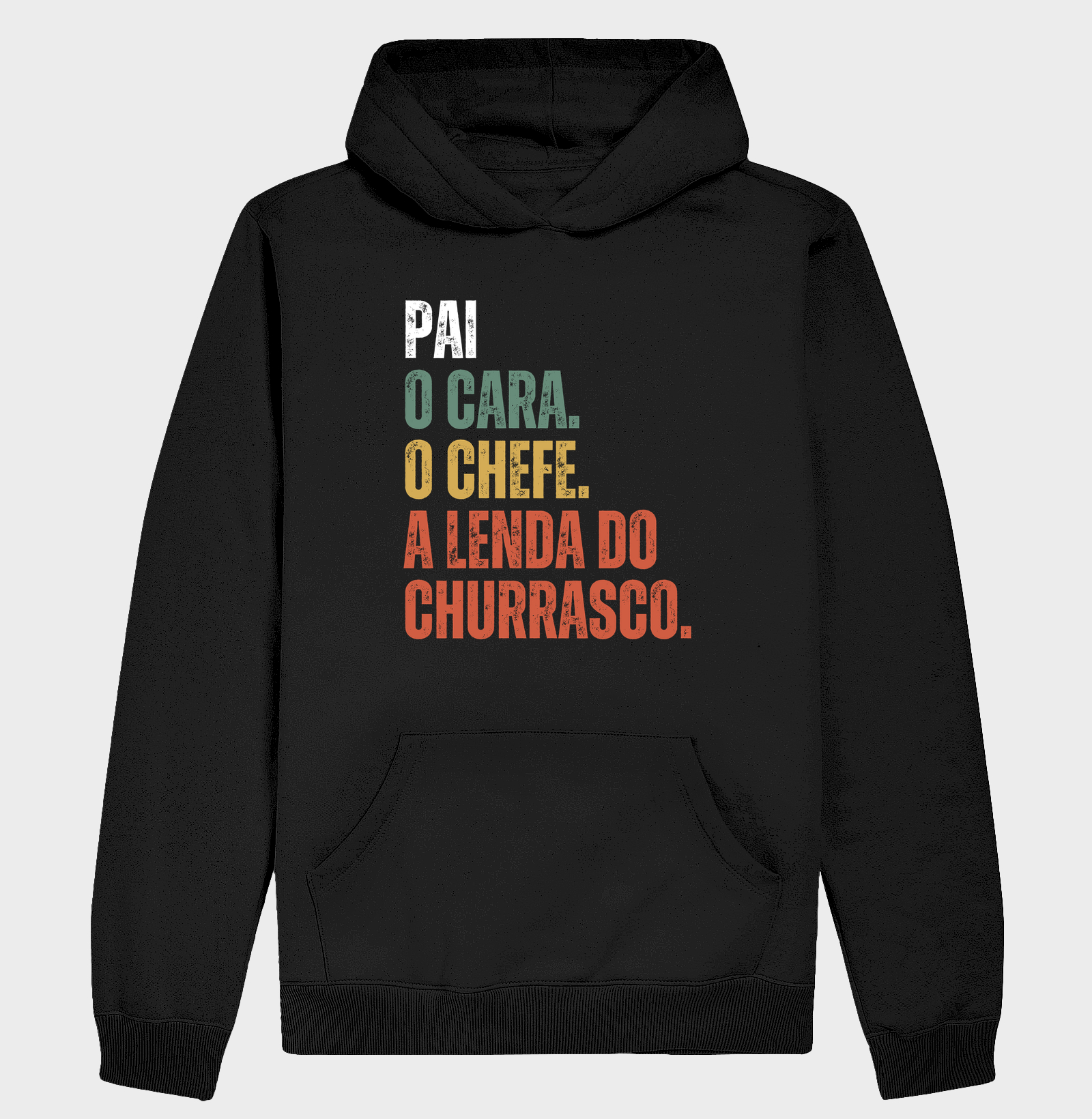 Pai. O cara. O chefe. A lenda do churrasco.