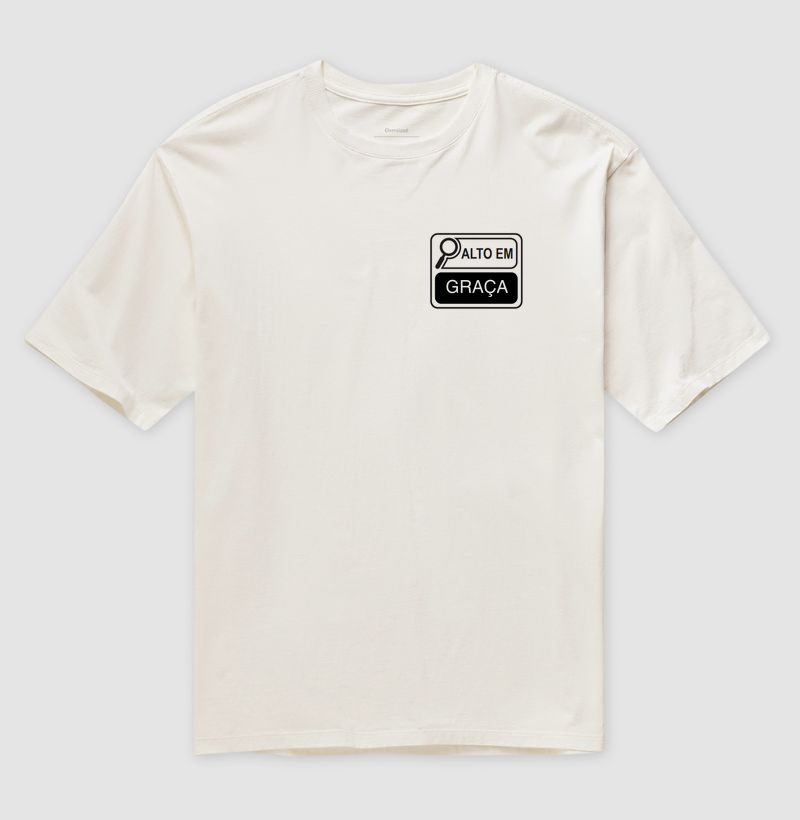 Camiseta oversized Alto em Graça
